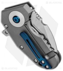 Benchmade Sibert 756 Mini Pocket Rocket Flipper Knife Titanium (1.87" SW) -Benchmade Knife Shop Benchmade Flipper Blue jr side