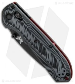 Benchmade Freek Gray/Black G-10 AXIS Lock Knife (3.6" Black CPM-M4) 560BK-1 -Benchmade Knife Shop Benchmade Freek AXIS Lock Black Red G 10 Black 560BK 1 BHQ 92607 jr spine