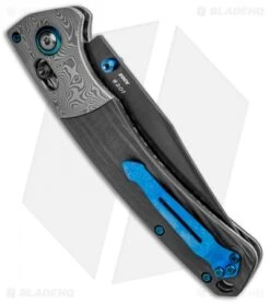 Benchmade Gold Class Crooked River AXIS Lock Knife Carbon Fiber (4" Black DLC) -Benchmade Knife Shop Benchmade Gold Class Crooked River AXIS Lock CF Black DLC 15080BK 191 BHQ 101624 jr side