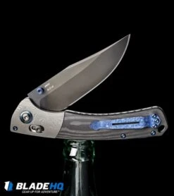 Benchmade Gold Class Crooked River AXIS Lock Knife Carbon Fiber (4" Black DLC) -Benchmade Knife Shop Benchmade Gold Class Crooked River AXIS Lock Knife Carbon Fiber Black DLC BHQ 101624 kp black bottle back web