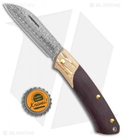 Benchmade Gold Class Proper Slip Joint Knife Black/Burgundy Micarta (2.8 Dama) 11 Benchmade Gold Class Proper Slip Joint Knife Black/Burgundy Micarta (2.8 Dama) -Benchmade Knife Shop Benchmade Gold Class Proper SJ Black Burgundy Micarta Damascus 319 201 BHQ 107745 jr bottlecap