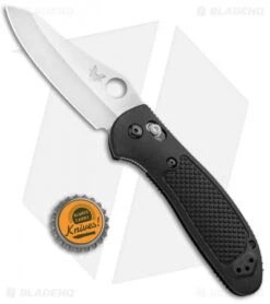 Benchmade Griptilian AXIS Lock Knife Black (3.45" Satin) 550550HG -Benchmade Knife Shop Benchmade Griptilian AXIS Lock Black Satin 550HG BHQ 94658 jr bottlecap