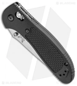 Benchmade Griptilian AXIS Lock Knife Black (3.45" Satin) 551-S30V -Benchmade Knife Shop Benchmade Griptilian AXIS Lock Black Satin 551 S30V BHQ 3330 jr spine