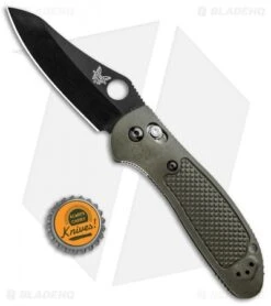 Benchmade Griptilian AXIS Lock Knife OD Green (3.45" Black) 550BKOD-S30V -Benchmade Knife Shop Benchmade Griptilian AXIS Lock Olive Drab Black 550BKOD BHQ 93011 jr bottlecap