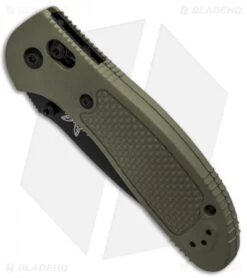 Benchmade Griptilian AXIS Lock Knife Olive Drab (3.45" Black) 551BKOD-S30V -Benchmade Knife Shop Benchmade Griptilian AXIS Lock Olive Drab Black 551BKOD S30V BHQ 6200 jr spine