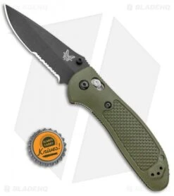 Benchmade Griptilian AXIS Lock Knife Olive Drab (3.45" Black Serr) 551SBKOD-S30V 9 Benchmade Griptilian AXIS Lock Knife Olive Drab (3.45" Black Serr) 551SBKOD-S30V -Benchmade Knife Shop Benchmade Griptilian AXIS Lock Olive Drab Black Serr 551SBKOD S30V BHQ 3335 jr bottlecap