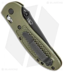 Benchmade Griptilian AXIS Lock Knife Olive Drab (3.45" Black Serr) 551SBKOD-S30V 8 Benchmade Griptilian AXIS Lock Knife Olive Drab (3.45" Black Serr) 551SBKOD-S30V -Benchmade Knife Shop Benchmade Griptilian AXIS Lock Olive Drab Black Serr 551SBKOD S30V BHQ 3335 jr side