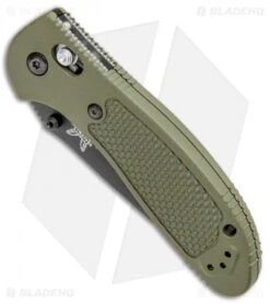 Benchmade Griptilian AXIS Lock Knife Olive Drab (3.45" Black Serr) 551SBKOD-S30V 7 Benchmade Griptilian AXIS Lock Knife Olive Drab (3.45" Black Serr) 551SBKOD-S30V -Benchmade Knife Shop Benchmade Griptilian AXIS Lock Olive Drab Black Serr 551SBKOD S30V BHQ 3335 jr spine