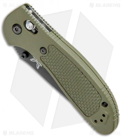 Benchmade Griptilian AXIS Lock Knife Olive Drab (3.45" Black Serr) 551SBKOD-S30V 4 Benchmade Griptilian AXIS Lock Knife Olive Drab (3.45" Black Serr) 551SBKOD-S30V - Image 2