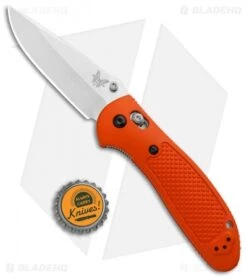 Benchmade Griptilian AXIS Lock Knife Orange (3.45" Satin) 551-ORG-S30V -Benchmade Knife Shop Benchmade Griptilian AXIS Lock Orange Satin 551 ORG S30V BHQ 3561 jr bottlecap