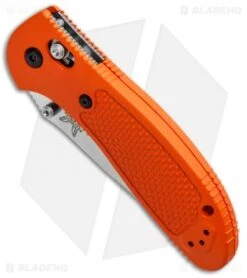 Benchmade Griptilian AXIS Lock Knife Orange (3.45" Satin) 551-ORG-154CM -Benchmade Knife Shop Benchmade Griptilian AXIS Lock Orange Satin 551 ORG S30V BHQ 3561 jr spine 1