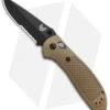 Benchmade Griptilian AXIS Lock Knife Sand (3.45" Black Serr) 551SBKSN-154CM -Benchmade Knife Shop Benchmade Griptilian AXIS Lock Sand Black Serr 551SBKSN S30V BHQ 3334 jr