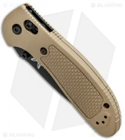 Benchmade Knife Shop -Benchmade Knife Shop Benchmade Griptilian AXIS Lock Sand Black Serr 551SBKSN S30V BHQ 3334 jr spine