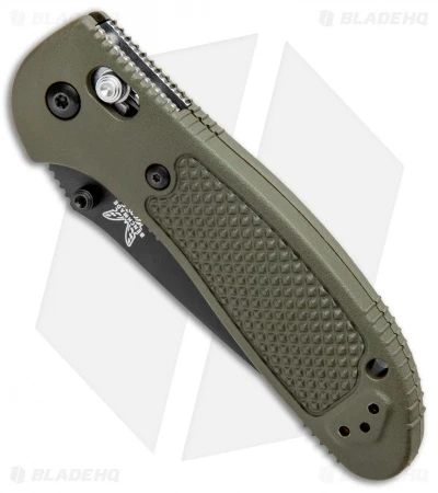 Benchmade Griptilian AXIS Lock Knife Olive Drab (3.45" Black) D2 4 Benchmade Griptilian AXIS Lock Knife Olive Drab (3.45" Black) D2 - Image 2