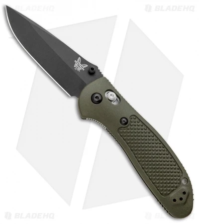 Benchmade Griptilian AXIS Lock Knife Olive Drab (3.45" Black) D2 3 Benchmade Griptilian AXIS Lock Knife Olive Drab (3.45" Black) D2
