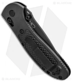 Benchmade Griptilian Tanto AXIS Lock Knife Black (3.45" Black Serr) 553SBK-S30V -Benchmade Knife Shop Benchmade Griptilian Tanto AXIS Lock Black Black Serr 553SBK S30V BHQ 0422 jr side