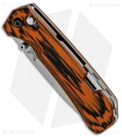 Benchmade Grizzly Creek Axis Lock Knife Orange/Black G10 (3.5" Satin) 15060-1801 -Benchmade Knife Shop Benchmade Grizzly Creek Axis Lock Orange Black G 10 Satin 15060 1801 BHQ 88091 jr spine