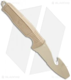 Benchmade H2O Fixed Blade Dive Knife Tan Santoprene (3.5" Tan Serr) -Benchmade Knife Shop Benchmade H20 Fixed Blade Dive Tan 112SSN Tan Coated Serr BHQ 123893 jr spine