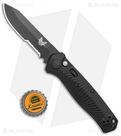 Benchmade Mediator Automatic Knife Black G-10 (3.3" Black Serr) 8551SBK 6 Benchmade Mediator Automatic Knife Black G-10 (3.3" Black Serr) 8551SBK - Image 4