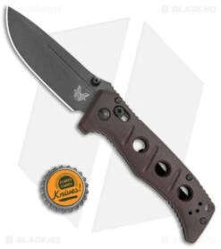 Benchmade Mini Adamas AXIS Lock Knife Burgundy Micarta (3.3" Black) 273BK-2201 -Benchmade Knife Shop Benchmade Mini Adamas AXIS Lock Burgundy Red Micarta Black 273BK 2201 BHQ 137347 jr bottlecap