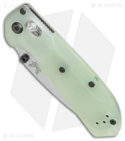 Benchmade Mini Freek AXIS Lock Knife Natural G-10 (3" Stonewash) -Benchmade Knife Shop Benchmade Mini Freek AXIS Lock Knife Natural G 10 3 Satin BHQ 121454 LS Spine