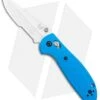 Benchmade Mini Griptilian AXIS Lock Knife Blue (2.91" Satin Serr) 556S-BLU -Benchmade Knife Shop Benchmade Mini Griptilian AXIS Blue Satin Serr 556S BLU BHQ 112491 jr
