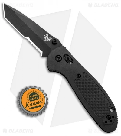 Benchmade Mini Griptilian AXIS Lock Knife Black (2.91" Black Serr) 557SBK-S30V 6 Benchmade Mini Griptilian AXIS Lock Knife Black (2.91" Black Serr) 557SBK-S30V - Image 4