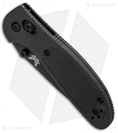 Benchmade Mini Griptilian AXIS Lock Knife Black (2.91" Black Serr) 557SBK-S30V 4 Benchmade Mini Griptilian AXIS Lock Knife Black (2.91" Black Serr) 557SBK-S30V - Image 2