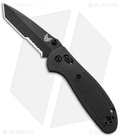 Benchmade Mini Griptilian AXIS Lock Knife Black (2.91" Black Serr) 557SBK-S30V 3 Benchmade Mini Griptilian AXIS Lock Knife Black (2.91" Black Serr) 557SBK-S30V