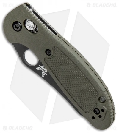Benchmade Mini Griptilian AXIS Lock Knife Olive Drab (2.91") 555BKOD-S30V 4 Benchmade Mini Griptilian AXIS Lock Knife Olive Drab (2.91") 555BKOD-S30V - Image 2