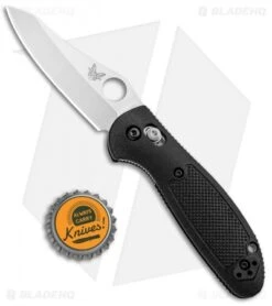 Benchmade Mini Griptilian Axis Lock Knife Black (2.91" Satin S30V) 555 -Benchmade Knife Shop Benchmade Mini Griptilian Axis Lock 555 PLN BHQ 1154 jr bottlecap