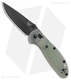 Benchmade Mini Griptilian Limited Edition AXIS Knife Jade G-10 (2.9" Black M4)