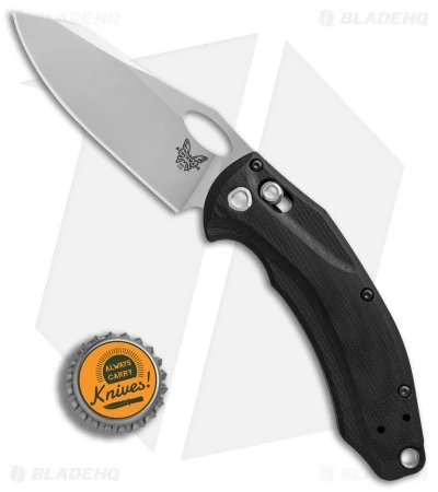 Benchmade Mini Loco AXIS Lock Knife Black G-10 (3.38" Stonewash) 818 6 Benchmade Mini Loco AXIS Lock Knife Black G-10 (3.38" Stonewash) 818 - Image 4