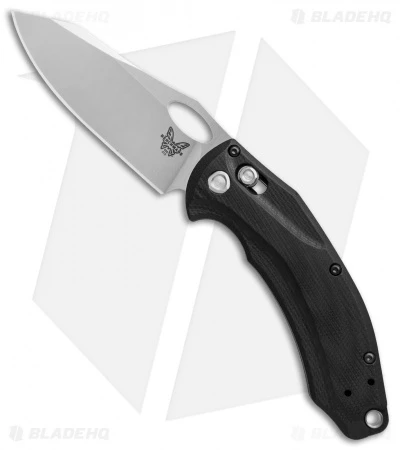 Benchmade Mini Loco AXIS Lock Knife Black G-10 (3.38" Stonewash) 818 3 Benchmade Mini Loco AXIS Lock Knife Black G-10 (3.38" Stonewash) 818