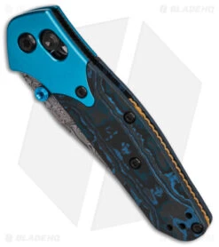 Benchmade Mini Osborne Gold Class Arctic Storm Carbon Fiber (2.9" Dam) 945-221 -Benchmade Knife Shop Benchmade Mini Osvorne Gold Class Artic Storm Cabon Fiber 2in Dam BHQ 137282 td spine
