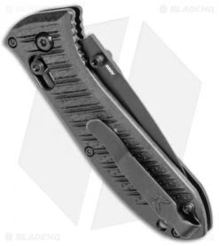 Benchmade Mini Presidio II AXIS Lock Knife Black CF-Eliteâ¢ (3.2" Black) 575BK-1 -Benchmade Knife Shop Benchmade Mini Presido II AXIS Lock CF Elite Black 575BK 1 BHQ 104901 jr side