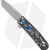 Benchmade Oeser Tengu Flipper Knife White/Black CF (2.8" Damasteel) 601-211 -Benchmade Knife Shop Benchmade Oeser Tengu Flipper White Black CF Damasteel 601 211 BHQ 118555 jr
