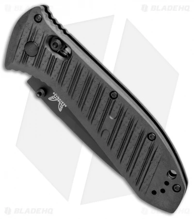 Benchmade Presidio II AXIS Lock Knife Black CF-Elite (3.72" Black Serr) 570SBK-1 4 Benchmade Presidio II AXIS Lock Knife Black CF-Elite (3.72" Black Serr) 570SBK-1 - Image 2