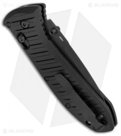 Benchmade 570SBK Presidio II AXIS Lock Folding Knife (3.7" Black Serr) -Benchmade Knife Shop Benchmade Presidio II AXIS Black Serr 570SBK BHQ 51611 jr side