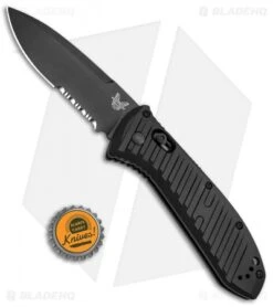 Benchmade 5700SBK Auto Presidio II Automatic Knife (3.7" Black Serr) 11 Benchmade 5700SBK Auto Presidio II Automatic Knife (3.7" Black Serr) -Benchmade Knife Shop Benchmade Presidio II AXIS Black Serr Auto 5700SBK BHQ 51642 jr bottlecap 2