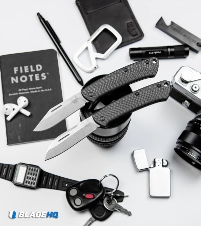 Benchmade Proper Sheepsfoot Slip Joint Knife Carbon Fiber/FDE (2.8" SW) 319-2 9 Benchmade Proper Sheepsfoot Slip Joint Knife Carbon Fiber/FDE (2.8" SW) 319-2 - Image 7