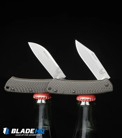 Benchmade Proper Sheepsfoot Slip Joint Knife Carbon Fiber/FDE (2.8" SW) 319-2 7 Benchmade Proper Sheepsfoot Slip Joint Knife Carbon Fiber/FDE (2.8" SW) 319-2 - Image 5