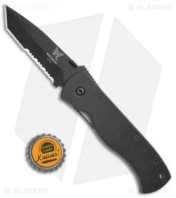 Rare Benchmade 970SBT Emerson CQC7 Liner Lock Knife (3.25" Black Serr) -Benchmade Knife Shop Benchmade Rare Emerson CQC7 LL Black Serr 970SBT BHQ 35740 jr bottlecap