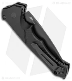 Benchmade Rukus II Automatic Knife (3.4" Black) 9600BK -Benchmade Knife Shop Benchmade Rukus II Automatic Black 9600BK BHQ 74494 jr side