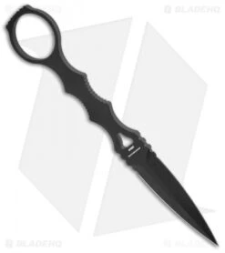 Benchmade SOCP Dagger Knife W/ Trainer Blade (3.22" Black) 176BK-Combo 11 Benchmade SOCP Dagger Knife W/ Trainer Blade (3.22" Black) 176BK-Combo -Benchmade Knife Shop Benchmade SOCP Dagger Trainer Blade Black 176BK COMBO BHQ 10140 jr spine