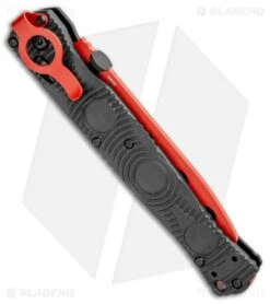 Benchmade SOCP Tactical Folder AXIS Lock Trainer CF-Eliteâ¢ (4.5" Red) 391T -Benchmade Knife Shop Benchmade SOCP Tactical Folder AXIS Lock Trainer CF Elite Red 391T BHQ 104894 jr side