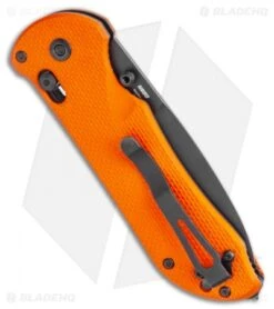 Benchmade Triage AXIS Lock Knife Orange G-10 (3.5" Black Serr) 916SBK-ORG -Benchmade Knife Shop Benchmade Triage AXIS Lock Knife Orange G 10 3.5 Black Serr 916SBK ORG BHQ 9699 LS Side