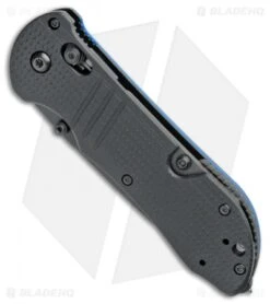 Benchmade 917BK-1901 Tactical Triage Axis Lock Knife Black G-10 (3.4" Black) -Benchmade Knife Shop Benchmade Triage Axis Lock black G 10 Black 917BK 1901 BHQ 105736 jr spine