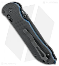 Benchmade 917SBK-1901 Triage Axis Lock Knife Black G-10 (3.4" Black Serr) -Benchmade Knife Shop Benchmade Triage Axis Lock black G 10 Black Serr 917SBK 1901 BHQ 105738 jr side