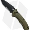 Benchmade Turret AXIS Lock Folding Knife OD Green G-10 (3.7" Black Serr) 980SBK -Benchmade Knife Shop Benchmade Turret Axis Lock OD Green G 10 Black Serr 980SBK BHQ 92611 jr